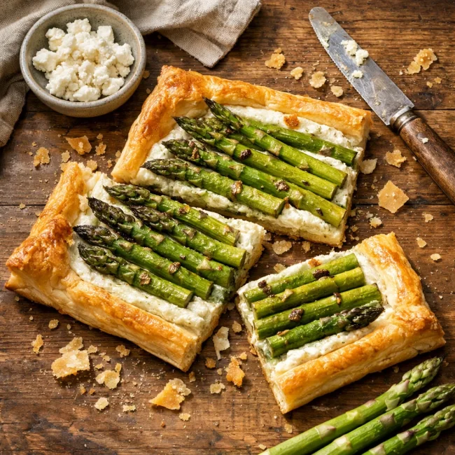 Asparagus and Goat Cheese Tart