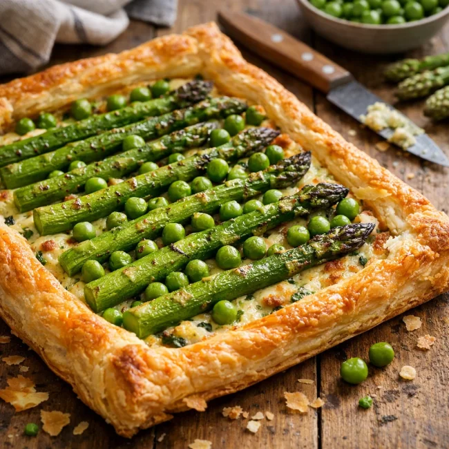 Asparagus and Pea Tart
