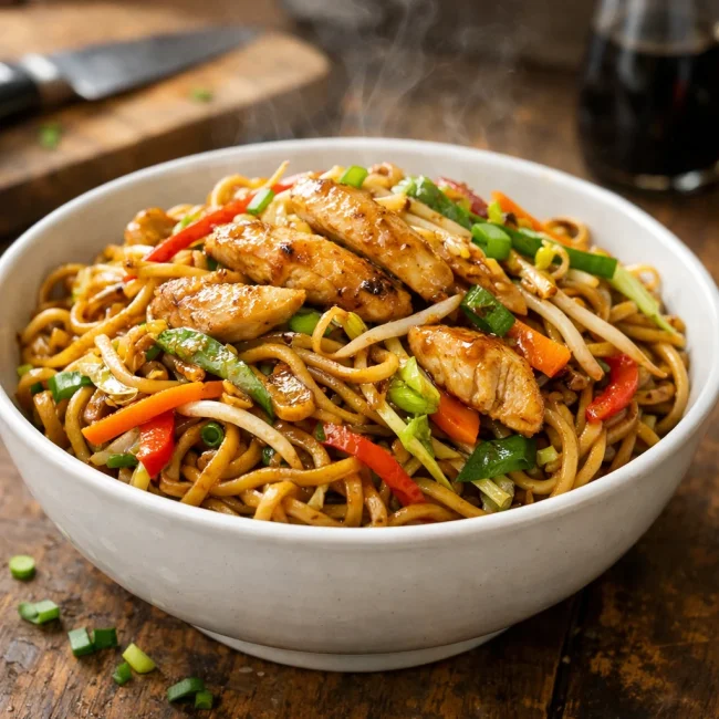 Authentic Chicken Chow Mein