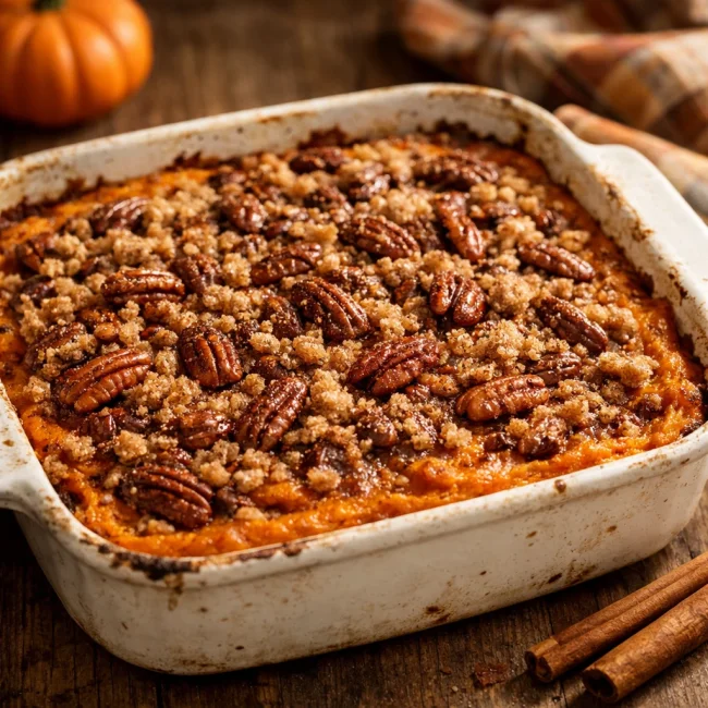 Autumn Harvest Sweet Potato Casserole