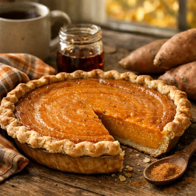 Autumn Harvest Sweet Potato Pie