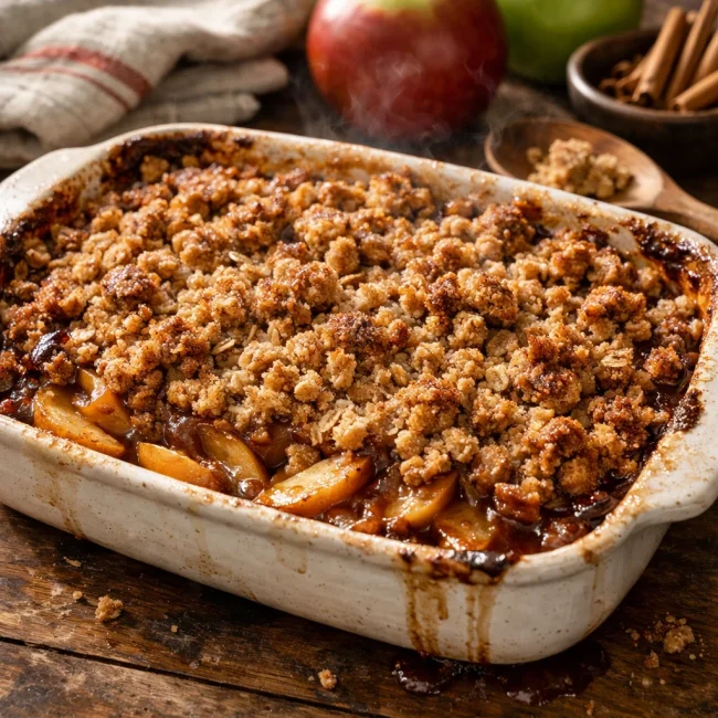Autumn Spice Apple Crisp