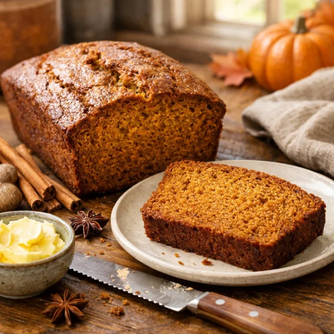 Autumn Spice Pumpkin Bread