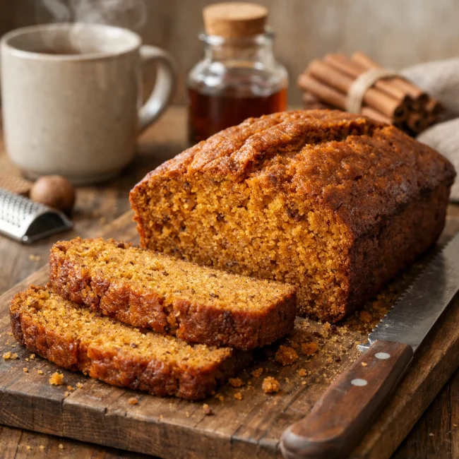Autumn Spiced Pumpkin Bread