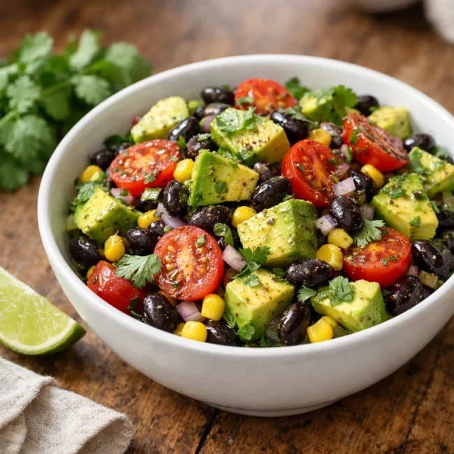 Avocado and Black Bean Salad