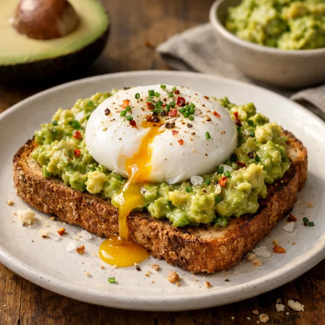 Avocado and Egg Breakfast Toast