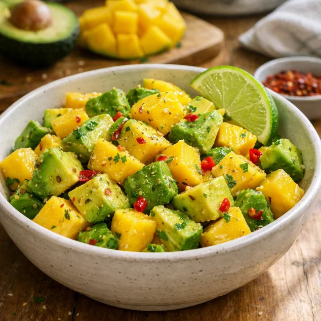 Avocado and Mango Salad