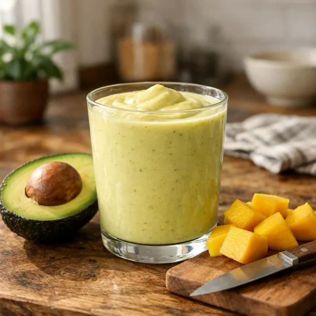 Avocado and Mango Smoothie