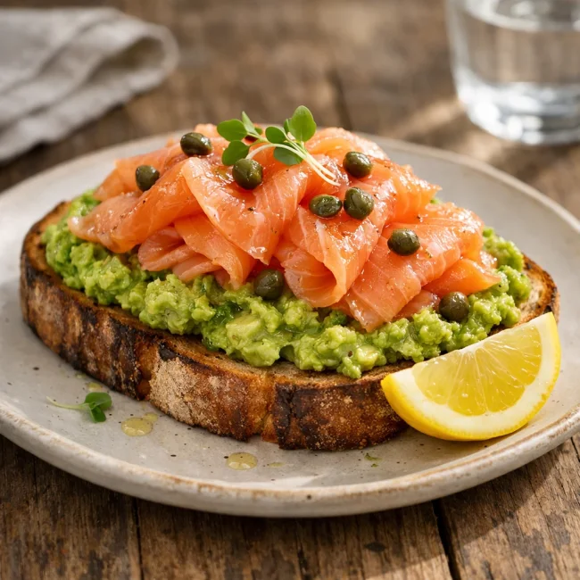 Avocado Toast with Smoked Salmon