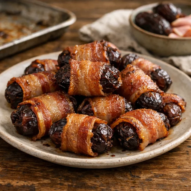 Bacon-Wrapped Date Bites