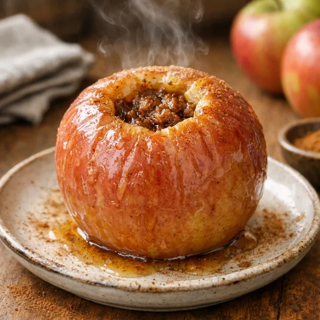 Baked Apple with Cinnamon