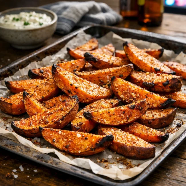 Baked Sweet Potato Wedges