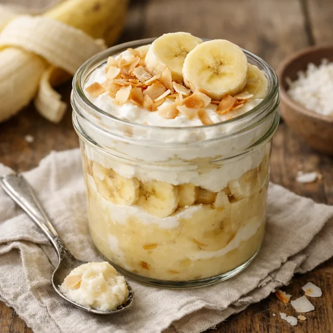 Banana Coconut Cream Pudding