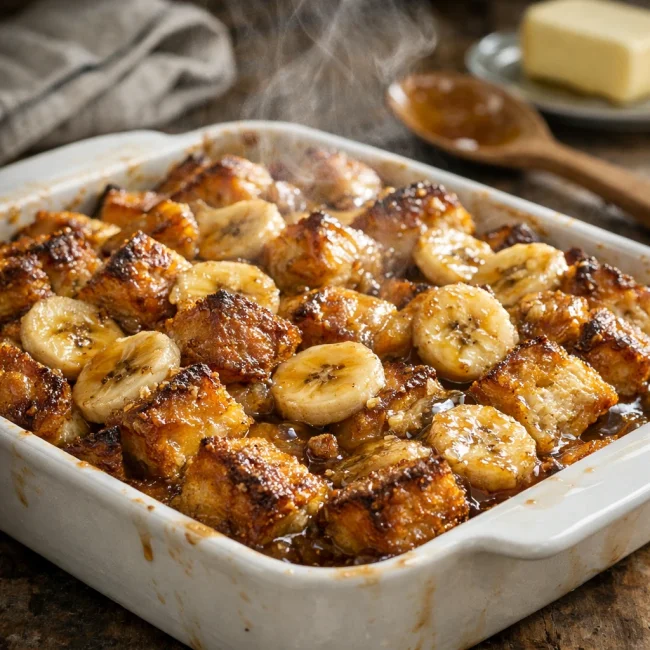 Banana Foster Bread Pudding