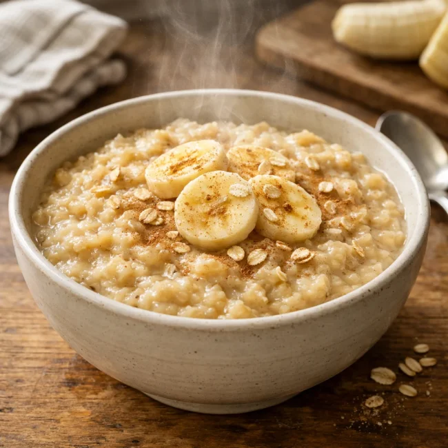 Banana Oatmeal Porridge
