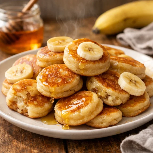 Banana Pancake Bites