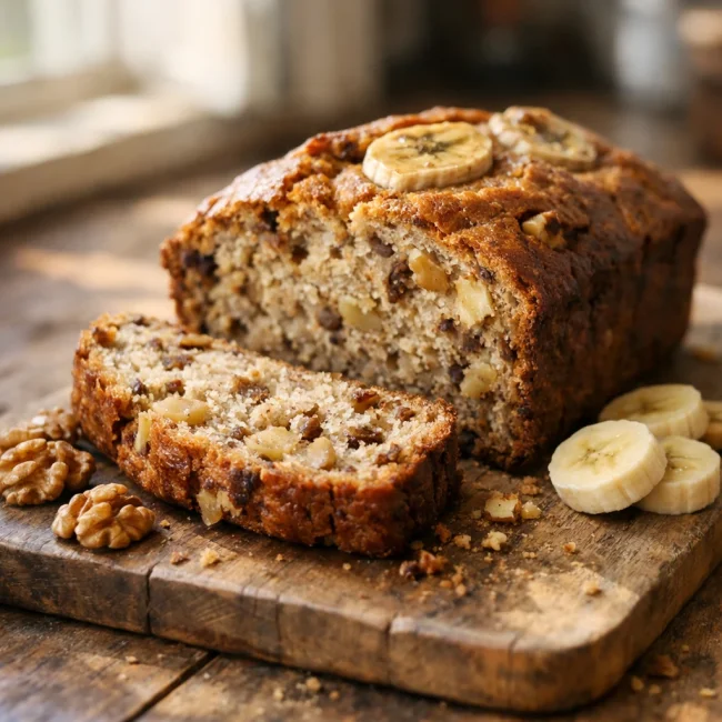 Banana Walnut Delight Bread