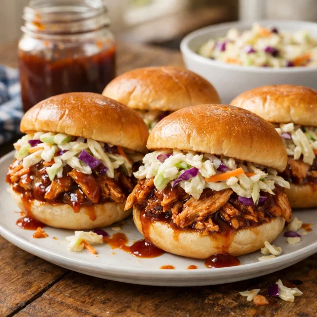 BBQ Chicken Sliders