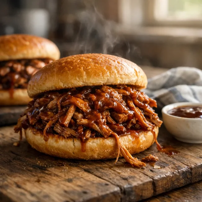 BBQ Pulled Pork Sandwiches