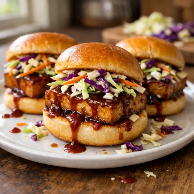 BBQ Tofu Sliders