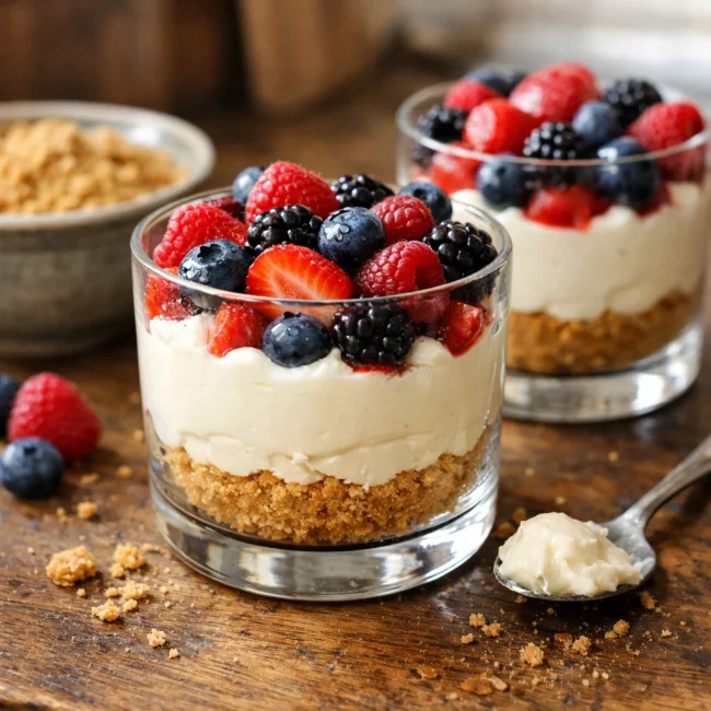 Berry Cheesecake Parfaits