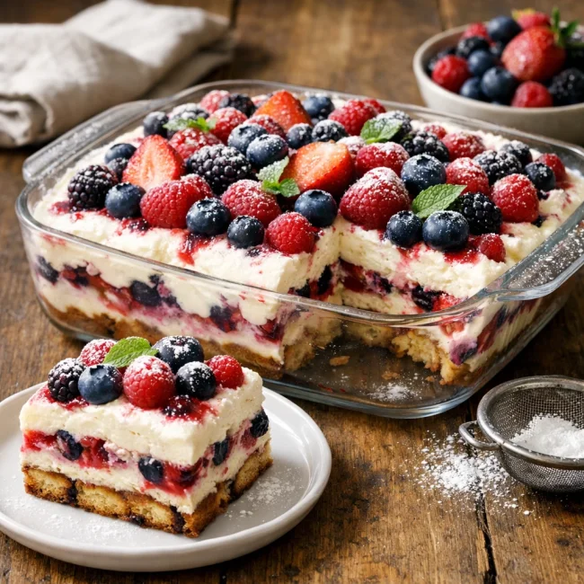 Berry Infused Tiramisu