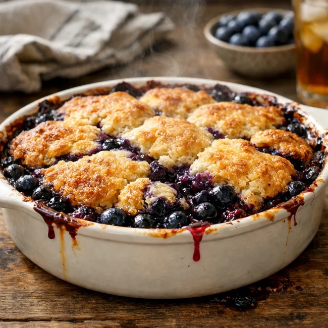 Best Ever Blueberry Cobbler