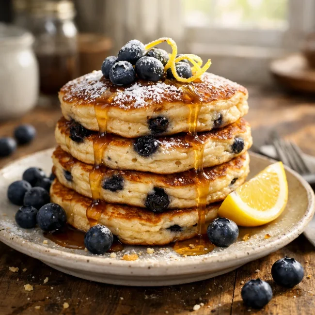 Blueberry Lemon Pancakes