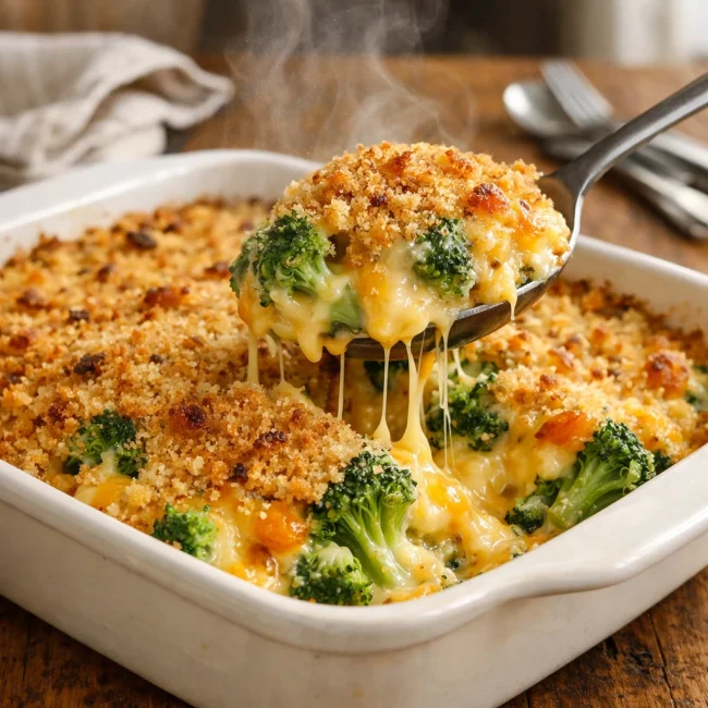 Broccoli & Cheddar Supreme Casserole