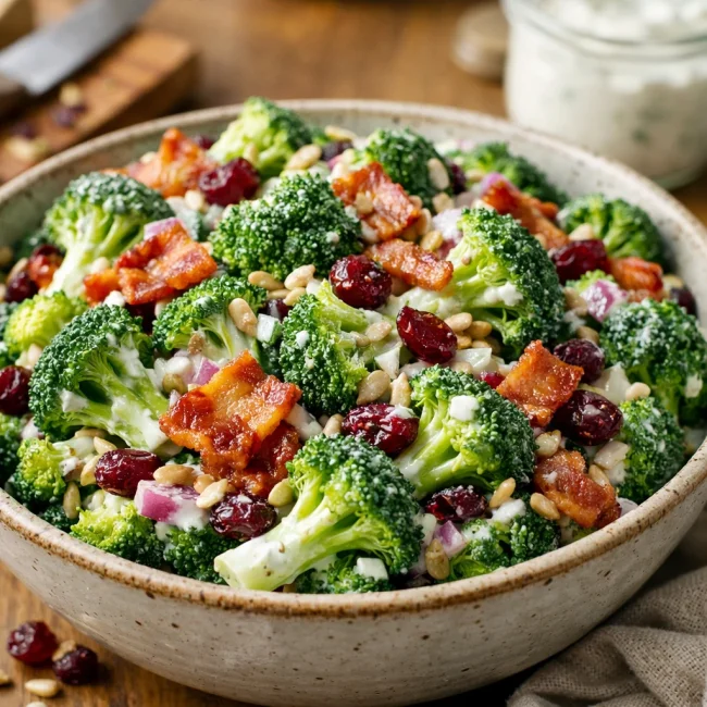 Broccoli and Bacon Bliss Salad
