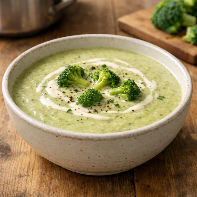 Broccoli and Cashew Cream Soup