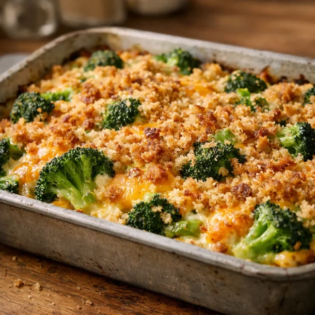 Broccoli and Cheddar Casserole