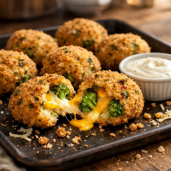 Broccoli Cheddar Poppers
