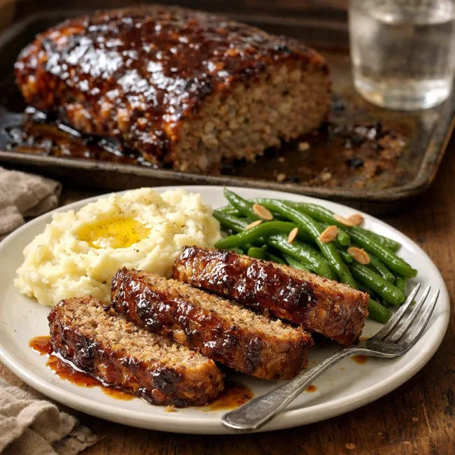 Brown Sugar Glazed Meatloaf