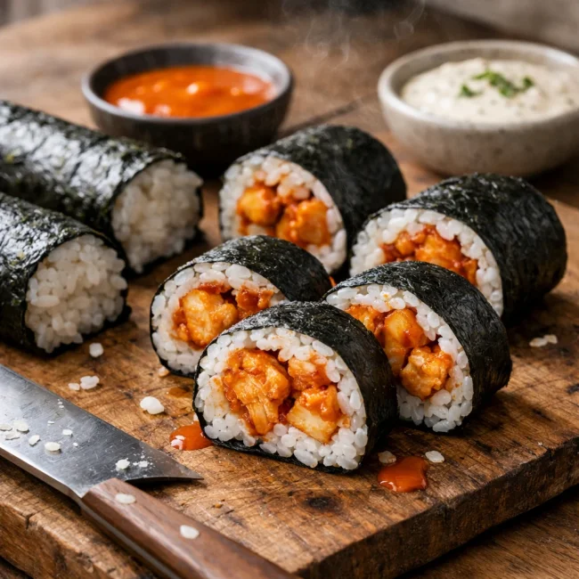 Buffalo Cauliflower Sushi