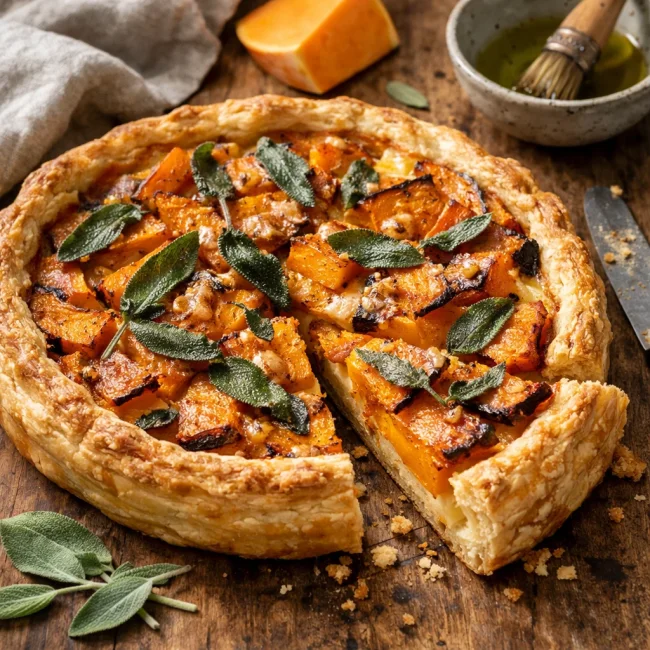 Butternut Squash and Sage Tart