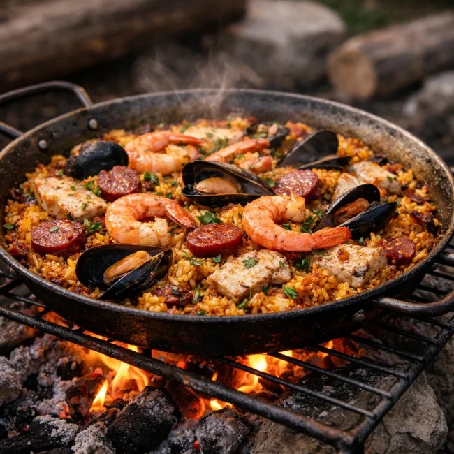 Campfire Paella