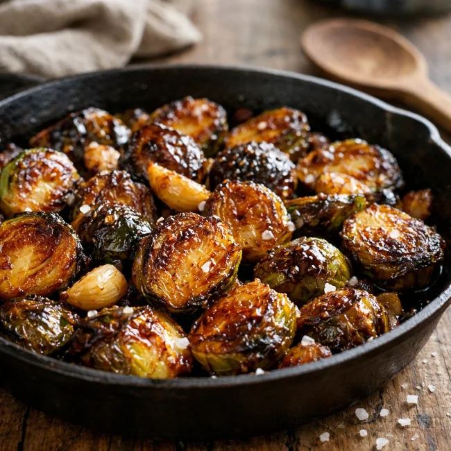 Candied Roasted Brussels Sprouts