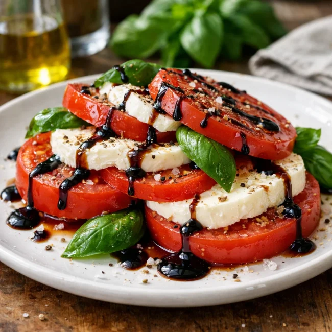 Caprese Salad with Balsamic Glaze