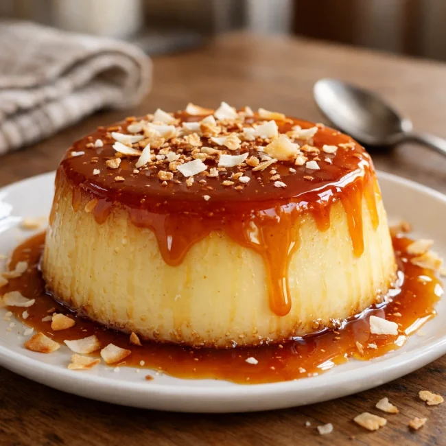 Caramel Coconut Flan