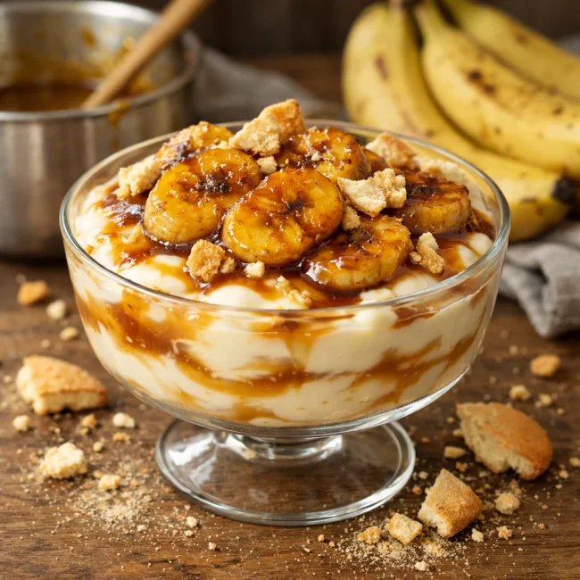 Caramelized Banana Pudding
