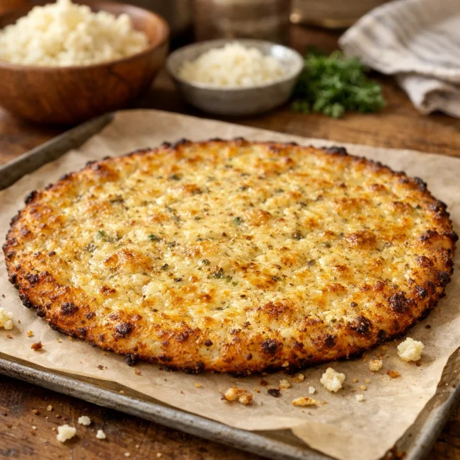 Cauliflower Pizza Crust