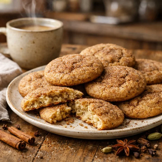 Chai Spiced Snickerdoodles