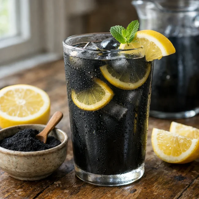 Charcoal-Infused Lemonade