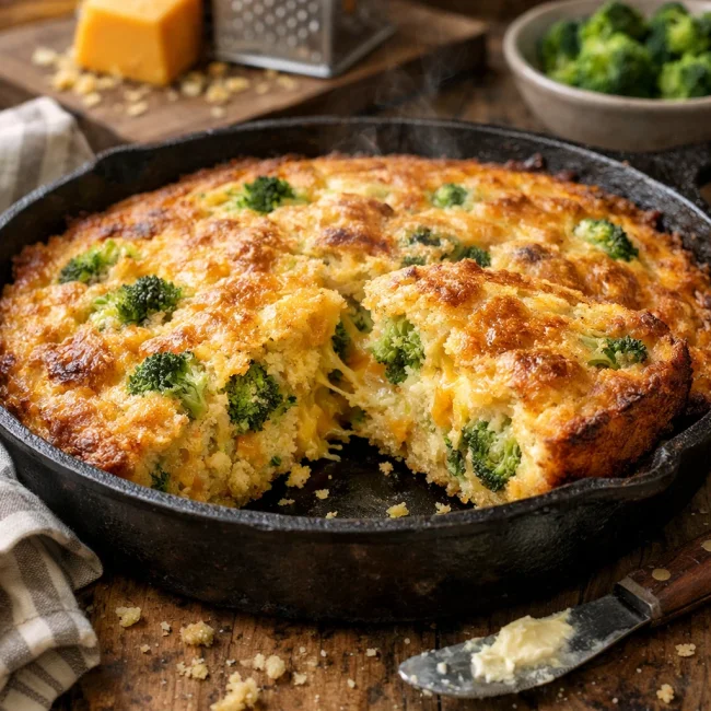 Cheesy Broccoli Cornbread
