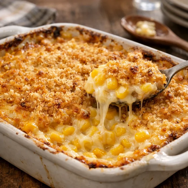 Cheesy Corn Delight Casserole