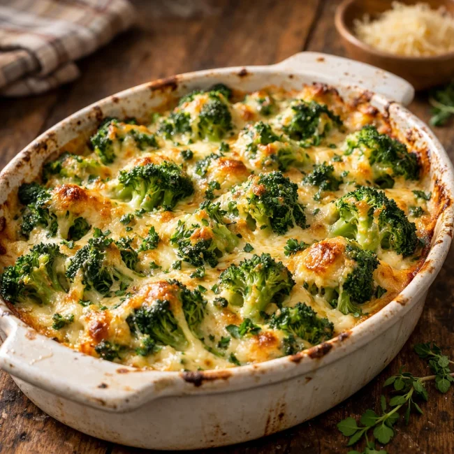 Cheesy Herb Broccoli Casserole