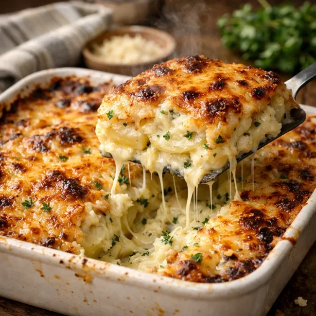 Cheesy Herb Scalloped Potatoes