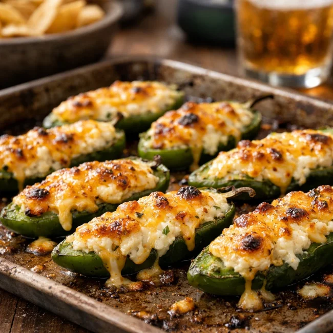 Cheesy Stuffed Jalapeños