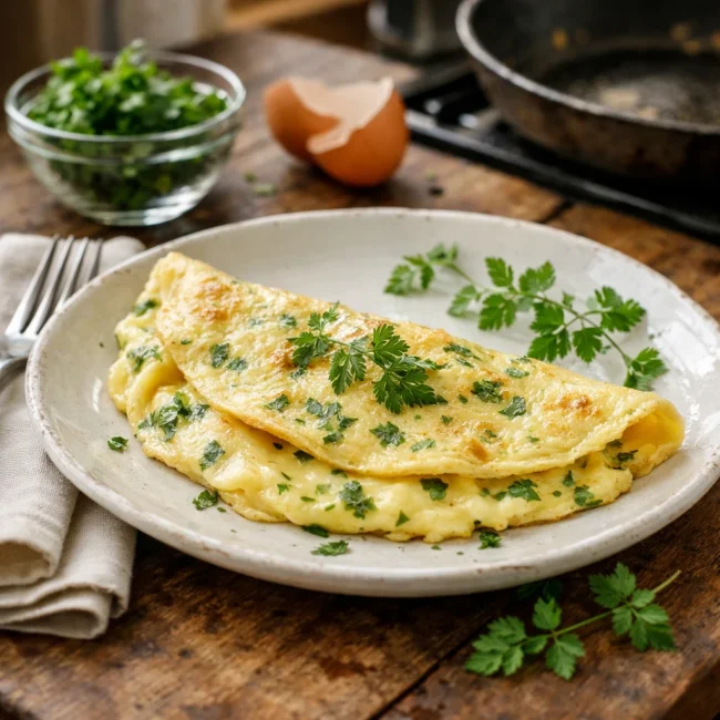 Chervil-Infused Omelette